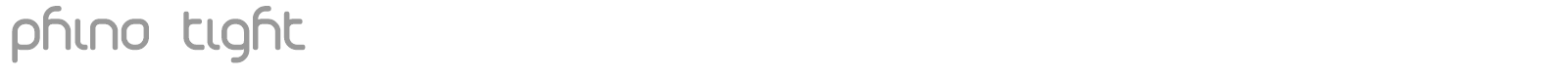 Phino Tight font preview